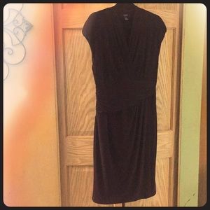 Chaps deep wine dress